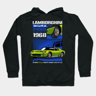 Iconic Miura Car Hoodie